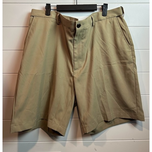 Lot of 3-Savane Dress Shorts Size 40 Beige Black Polyester‎ Blend Casual - Picture 7 of 8